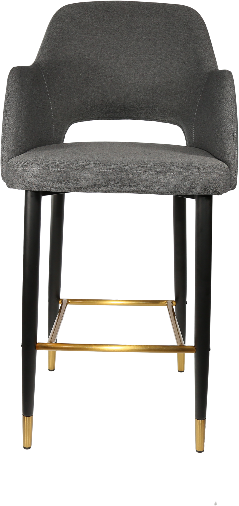 Durafurn Sorbet Stool with Black Metal 750h Legs