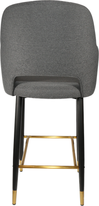 Durafurn Sorbet Stool with Black Metal 750h Legs