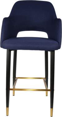 Durafurn Sorbet Stool with Black Metal 750h Legs