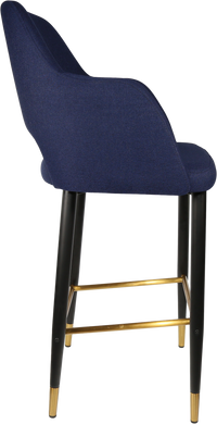 Durafurn Sorbet Stool with Black Metal 750h Legs