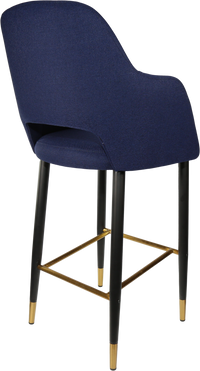Durafurn Sorbet Stool with Black Metal 750h Legs