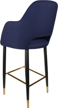 Durafurn Sorbet Stool with Black Metal 750h Legs