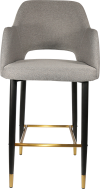 Durafurn Sorbet Stool with Black Metal 750h Legs