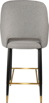 Durafurn Sorbet Stool with Black Metal 750h Legs