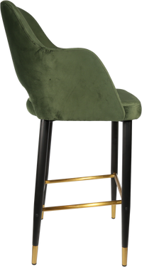 Durafurn Sorbet Stool with Black Metal 750h Legs