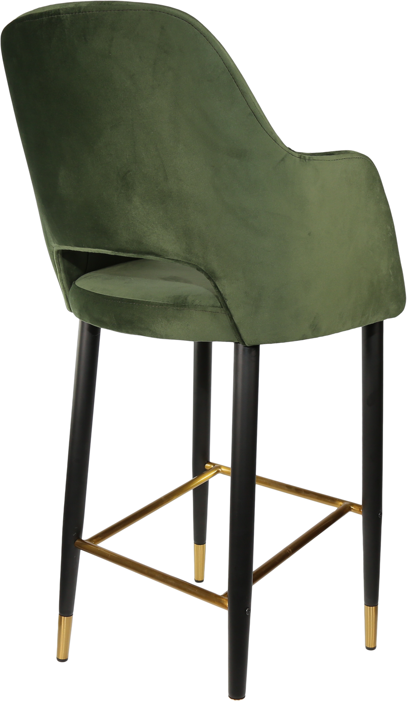 Durafurn Sorbet Stool with Black Metal 750h Legs