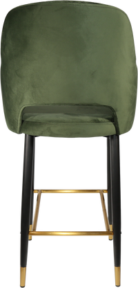 Durafurn Sorbet Stool with Black Metal 750h Legs