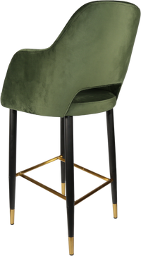 Durafurn Sorbet Stool with Black Metal 750h Legs