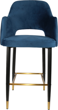 Durafurn Sorbet Stool with Black Metal 750h Legs