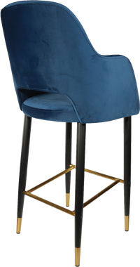 Durafurn Sorbet Stool with Black Metal 750h Legs