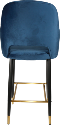 Durafurn Sorbet Stool with Black Metal 750h Legs