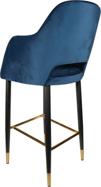 Durafurn Sorbet Stool with Black Metal 750h Legs