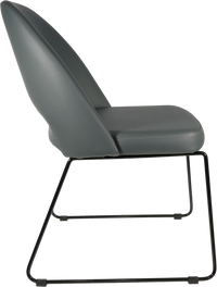 Durafurn Semifreddo Chair - Black Sled Base