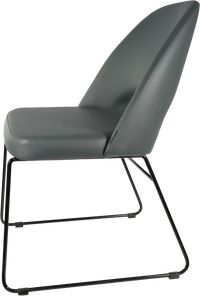 Durafurn Semifreddo Chair - Black Sled Base