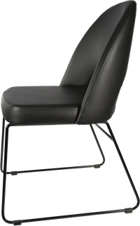 Durafurn Semifreddo Chair - Black Sled Base