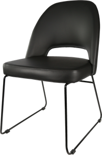 Durafurn Semifreddo Chair - Black Sled Base