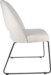 Durafurn Semifreddo Chair - Black Sled Base