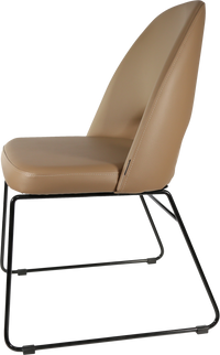 Durafurn Semifreddo Chair - Black Sled Base