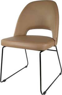 Durafurn Semifreddo Chair - Black Sled Base