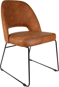 Durafurn Semifreddo Chair - Black Sled Base