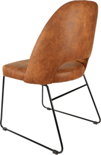 Durafurn Semifreddo Chair - Black Sled Base