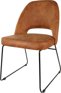 Durafurn Semifreddo Chair - Black Sled Base