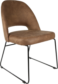 Durafurn Semifreddo Chair - Black Sled Base