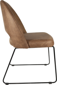 Durafurn Semifreddo Chair - Black Sled Base