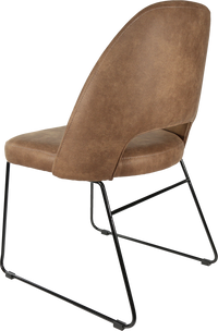 Durafurn Semifreddo Chair - Black Sled Base