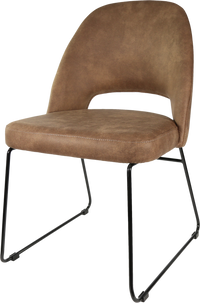 Durafurn Semifreddo Chair - Black Sled Base