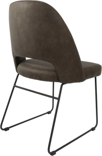 Durafurn Semifreddo Chair - Black Sled Base