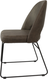 Durafurn Semifreddo Chair - Black Sled Base