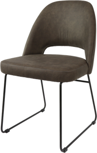 Durafurn Semifreddo Chair - Black Sled Base