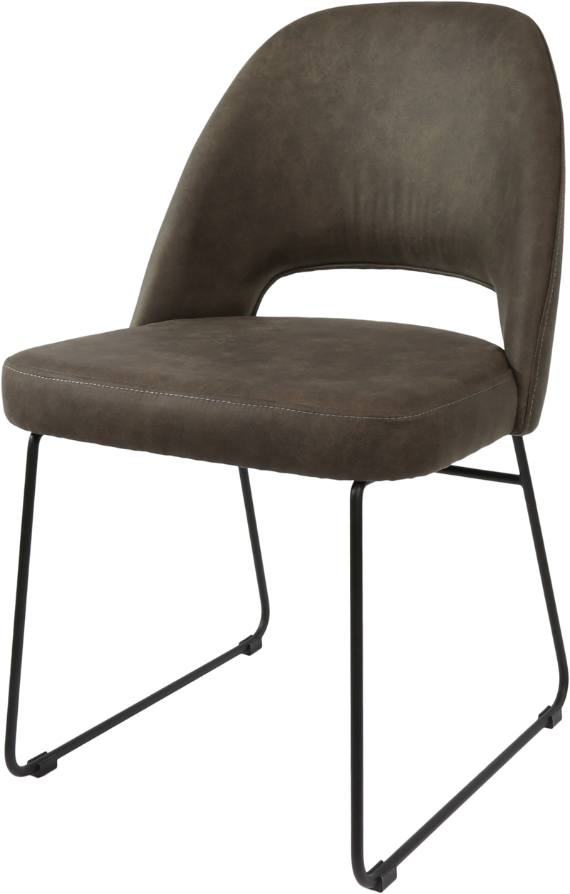Durafurn Semifreddo Chair - Black Sled Base