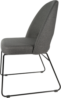Durafurn Semifreddo Chair - Black Sled Base