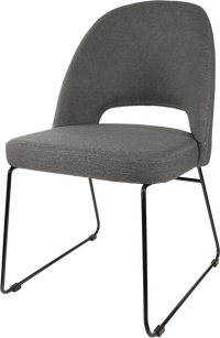 Durafurn Semifreddo Chair - Black Sled Base