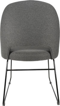Durafurn Semifreddo Chair - Black Sled Base