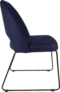 Durafurn Semifreddo Chair - Black Sled Base