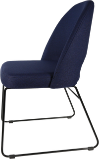 Durafurn Semifreddo Chair - Black Sled Base
