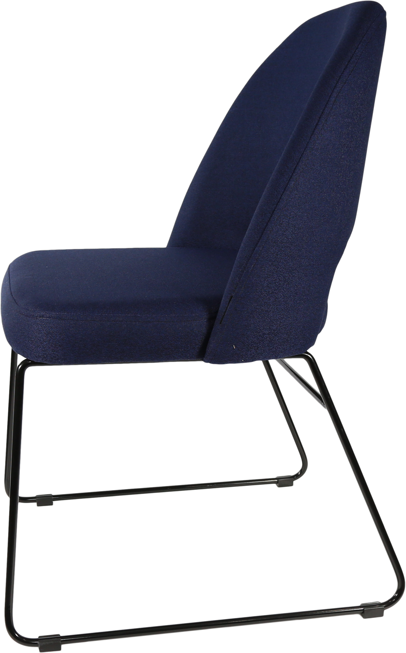Durafurn Semifreddo Chair - Black Sled Base