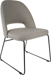 Durafurn Semifreddo Chair - Black Sled Base