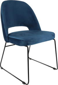 Durafurn Semifreddo Chair - Black Sled Base