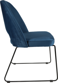 Durafurn Semifreddo Chair - Black Sled Base