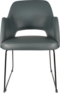 Durafurn Sorbet Chair with Black Sled Base