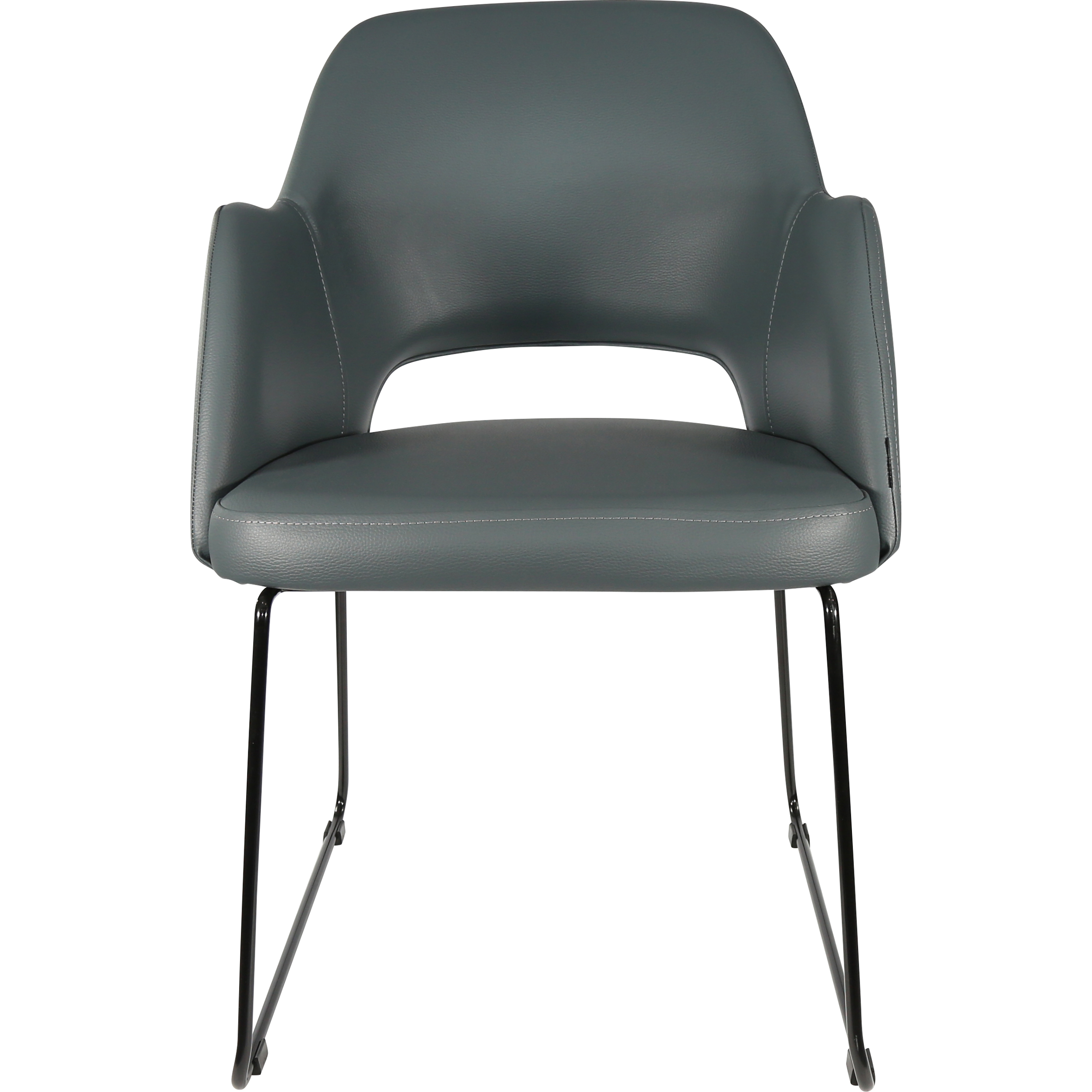 Durafurn Sorbet Chair with Black Sled Base-Elite Office Furniture