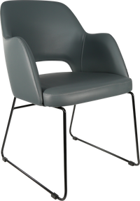Durafurn Sorbet Chair with Black Sled Base