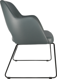 Durafurn Sorbet Chair with Black Sled Base