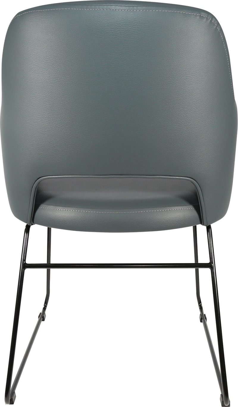 Durafurn Sorbet Chair with Black Sled Base
