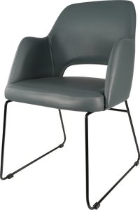 Durafurn Sorbet Chair with Black Sled Base