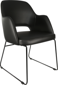 Durafurn Sorbet Chair with Black Sled Base